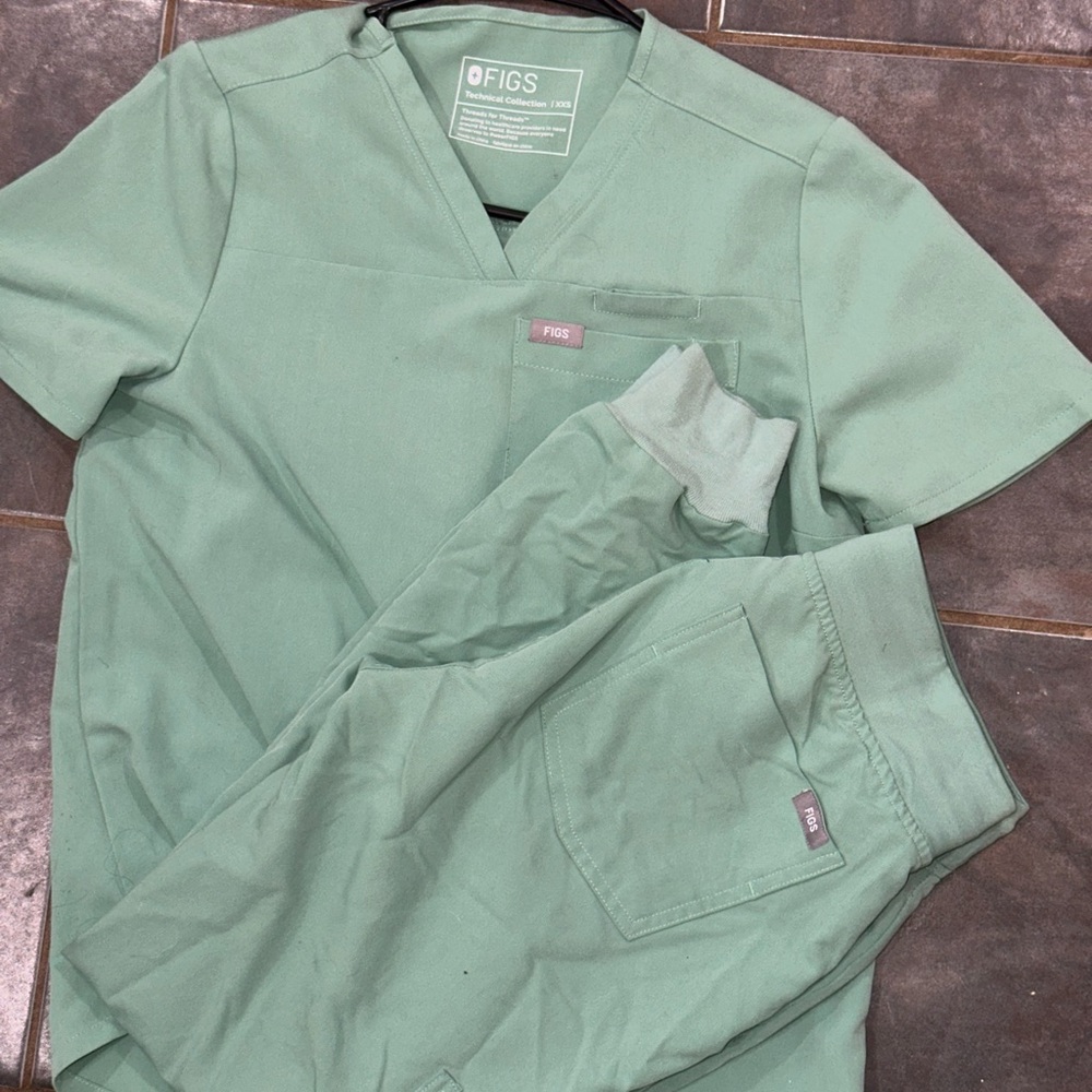 Figs Mint Green Medical Scrub Set